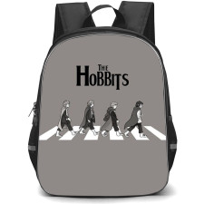 The Hobbits Backpack StudentPack - The Hobbits Abbey Road Gray Background Poster