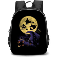 Hocus Pocus Backpack School Bag StudentPack - Characters Broom Moon Silhouette