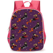 Hocus Pocus Backpack School Bag StudentPack - Riding A Broom Pattern