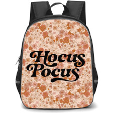 Hocus Pocus Backpack School Bag StudentPack - Series Wordmark Flower Background