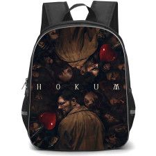 Hokum Ohm Bauman Backpack School Bag StudentPack - Ohm Bauman Surrounded by Nightmares Poster