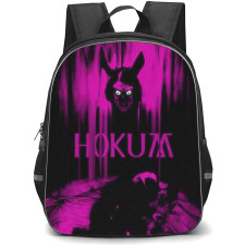 Hokum Backpack School Bag StudentPack - Hokum Purple Rabbit Demon Poster