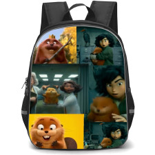 Hoppers Mabel Backpack School Bag StudentPack - Mabel Portrait Collage Series Poster