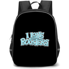 I Love Boosters Backpack School Bag StudentPack - I Love Boosters Blue Logo Typography Sticker