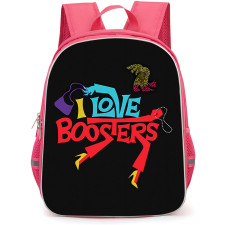 I Love Boosters Backpack School Bag StudentPack - I Love Boosters Logo On Black Background