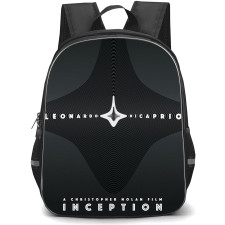 Inception Backpack StudentPack - Inception Movie Grayscale Illustration Art Poster