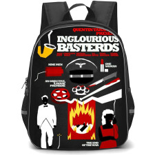 Inglourious Bastards Backpack StudentPack - Inglourious Bastards Movie Minimalist Art On Black Background