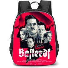 Inglourious Bastards Backpack StudentPack - Inglourious Bastards Retro Illustration Art On Red Background