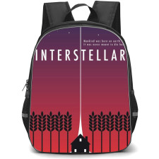 Interstellar Backpack StudentPack - Interstellar Movie Minimalist Poster