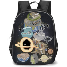 Interstellar Backpack StudentPack - Interstellar A Space Odyssey Illustration Art