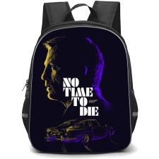 James Bond 007 Backpack StudentPack - James Bond 007 Quote No Time To Die Poster