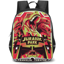 Jurassic Park Backpack StudentPack - Jurassic Park Franklin Theatre Poster