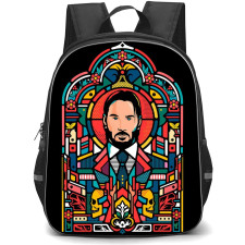 John Wick Backpack StudentPack - John Wick Action Posture Collage