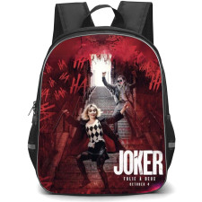 Joker 2 Backpack Student Pack - Harley And Joker Dancing Stairs Poster