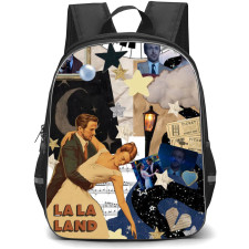 La La Land Backpack StudentPack - La La Land Vintage Collage