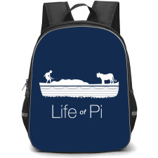 Life of Pi Backpack StudentPack - Life of Pi Minimalist Art Blue Poster