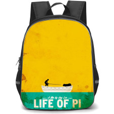 Life of Pi Backpack StudentPack - Life of Pi Minimalist Art Yellow Poster