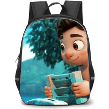 Luca Backpack StudentPack - Luca Paguro Holding Chair Poster