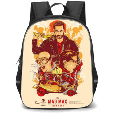 Mad Max Backpack StudentPack - Mad Max Fury Road Retro Illustration Art Poster