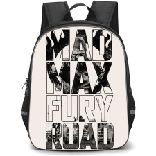 Mad Max Backpack StudentPack - Mad Max Fury Road Word Art Grayscale Poster