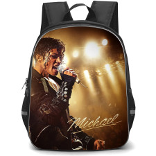 Michael Backpack School Bag StudentPack - Michael Movie Dark Cinematic Gold Spotlight Poster
