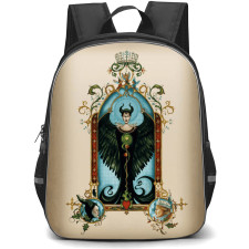 Maleficent Backpack School Bag StudentPack - Maleficent Fierce Magic Frame Poster