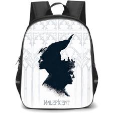 Maleficent Backpack School Bag StudentPack - Maleficent Silhouette Side Portrait Series Poster
