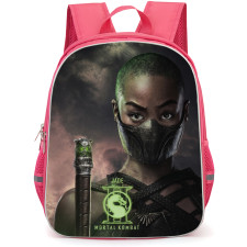 Mortal Kombat II Jade Backpack School Bag StudentPack - Jade Portrait With Neon Green Logo Poster