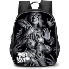 Night Of The Living Dead Backpack StudentPack - Eaten Alive Grayscale Poster