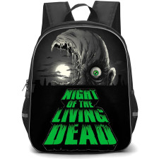 Night Of The Living Dead Backpack StudentPack - Half Face Zombie Grayscale