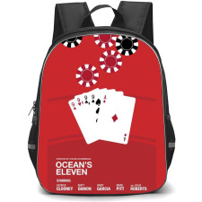 Ocean Eleven Backpack StudentPack - Ocean Eleven Red Casino Poker Poster