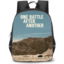 One Battle After Another Backpack School Bag StudentPack - One Battle After Another Desert Cinematic Landscape Poster