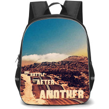 One Battle After Another Backpack School Bag StudentPack - One Battle After Another Desert Highway Movie Poster