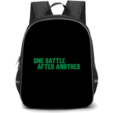 One Battle After Another Backpack School Bag StudentPack - One Battle After Another Green Text Logo Sticker