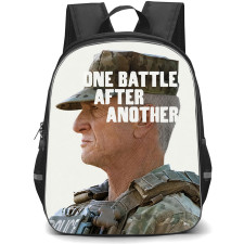 One Battle After Another Col Steven J Lockjaw Backpack School Bag StudentPack - Col Steven J Lockjaw Side Portrait Poster