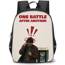 One Battle After Another Zoyd Wheeler Backpack School Bag StudentPack - Zoyd Wheeler Talking On Phone Poster