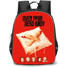Over Your Dead Body Backpack School Bag StudentPack - Over Your Dead Body Finger Portrait Series Poster