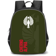 Pacific Rim Backpack StudentPack - Pacific Rim Cherno Alpha On Battle Green Background