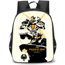 Pacific Rim Backpack StudentPack - Pacific Rim Gipsy Avenger Illustration Art On Beigie Background