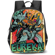 Pacific Rim Backpack StudentPack - Pacific Rim Striker Eureka Cartoon Art Poster