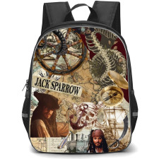 Pirate Of The Caribbean Backpack StudentPack - Pirate Of The Caribbean Collage