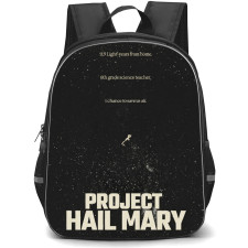Project Hail Mary Backpack School Bag StudentPack - 119 Light Years From Home Poster
