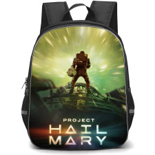 Project Hail Mary Backpack School Bag StudentPack - Standing On Ship Back Poster