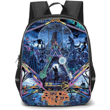 Ready Player One Backpack StudentPack - Ready Player One Cartoon Art Sticker