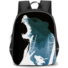 The Revenant Backpack StudentPack - The Revenant Grizzly Bear Art Poster