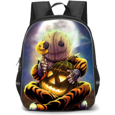 Sam Trick 'r Treat Backpack StudentPack - Sam Hugging Jack-o-lantern Illustration