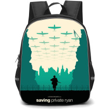 Saving Private Ryan Backpack StudentPack - Saving Private Ryan 1998 The Mission Is A Man Minimalist Poster