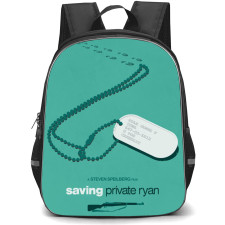 Saving Private Ryan Backpack StudentPack - Saving Private Ryan Movie Minimalist Poster