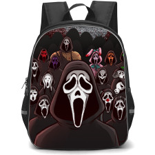The Scream Backpack StudentPack - The Scream Ghostface Across The Scream-Verse Art Poster
