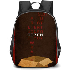 Se7en Backpack StudentPack - Se7en Movie Minimal Poster